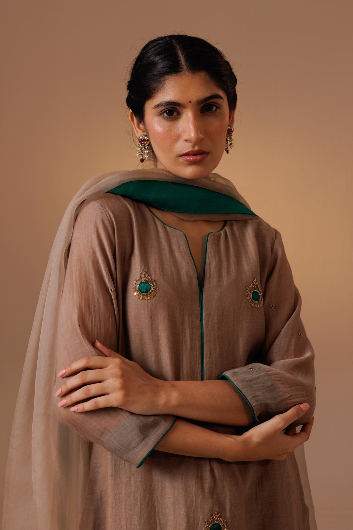 Avanti Color Block - Beige Green