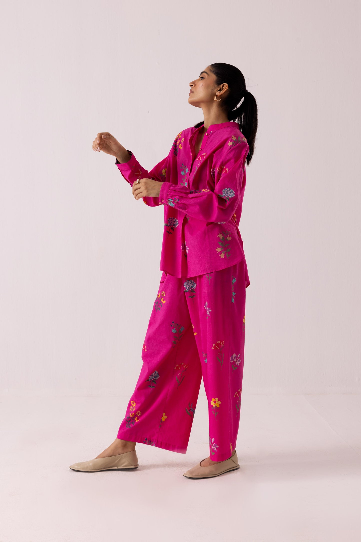 Daisy Coord Set Fuschia