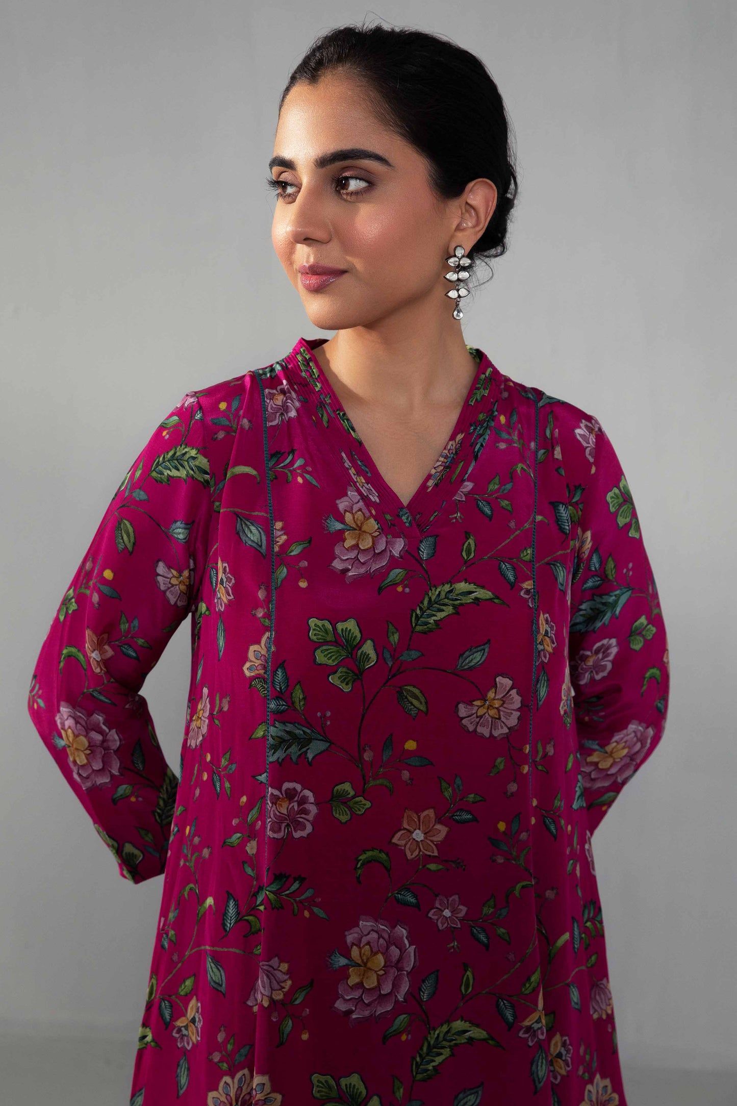 Chintz Thea Set Fuschia