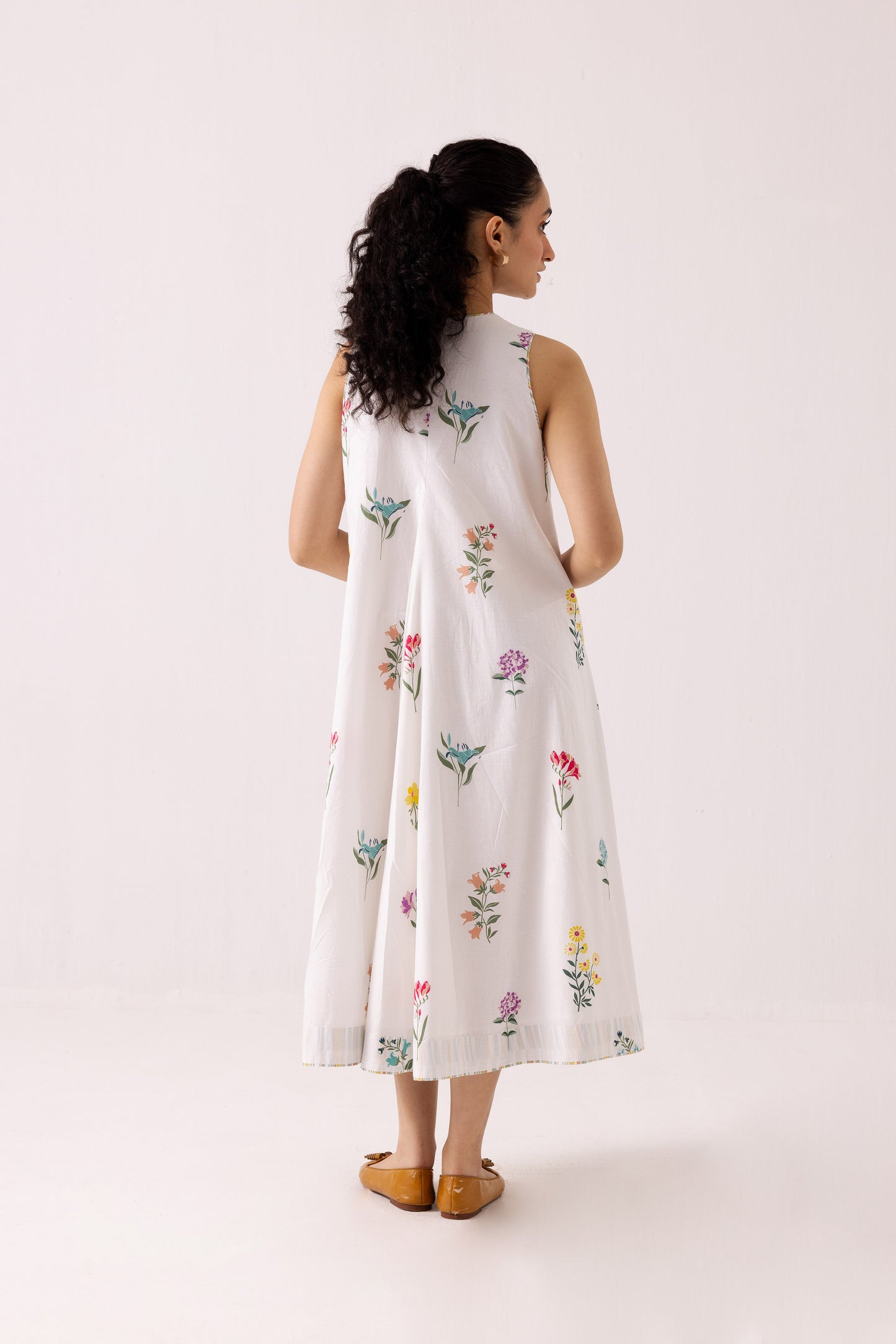 Orchid Dress White