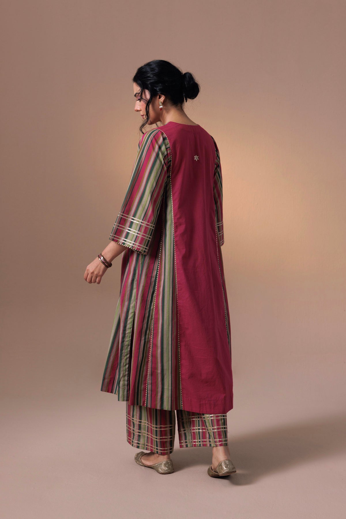 Veera Choga kurta set- Pink