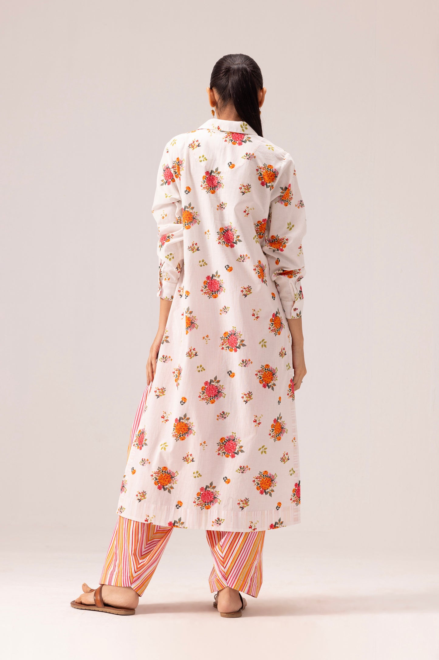 Deepika Kurta Pant Set White