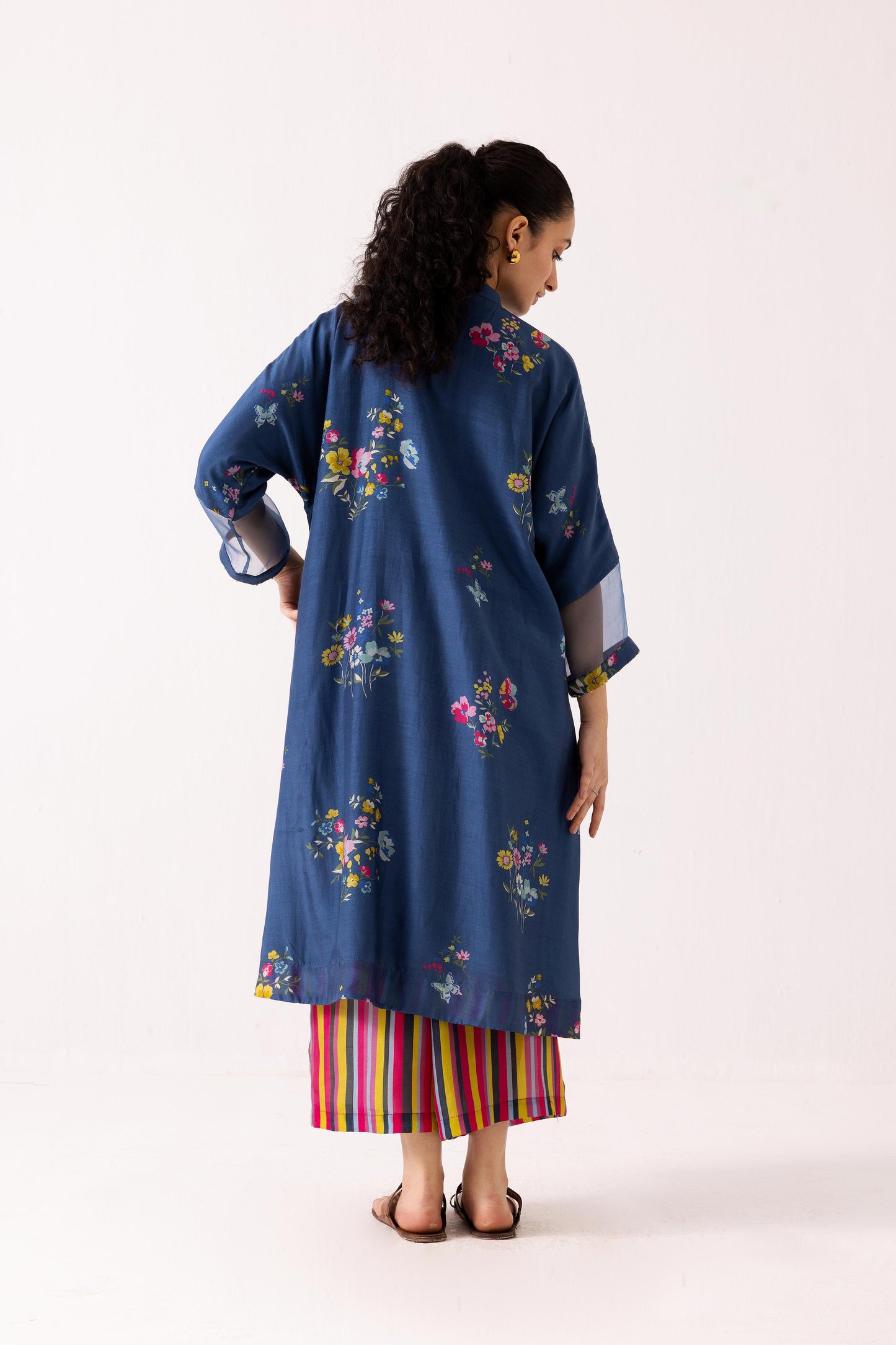Juhi Kurta Set Blue