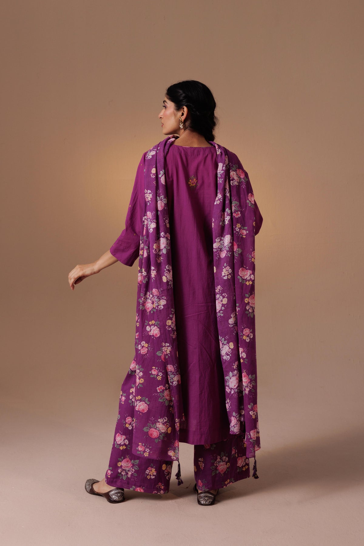 Avanti Kurta Set - Aubergine