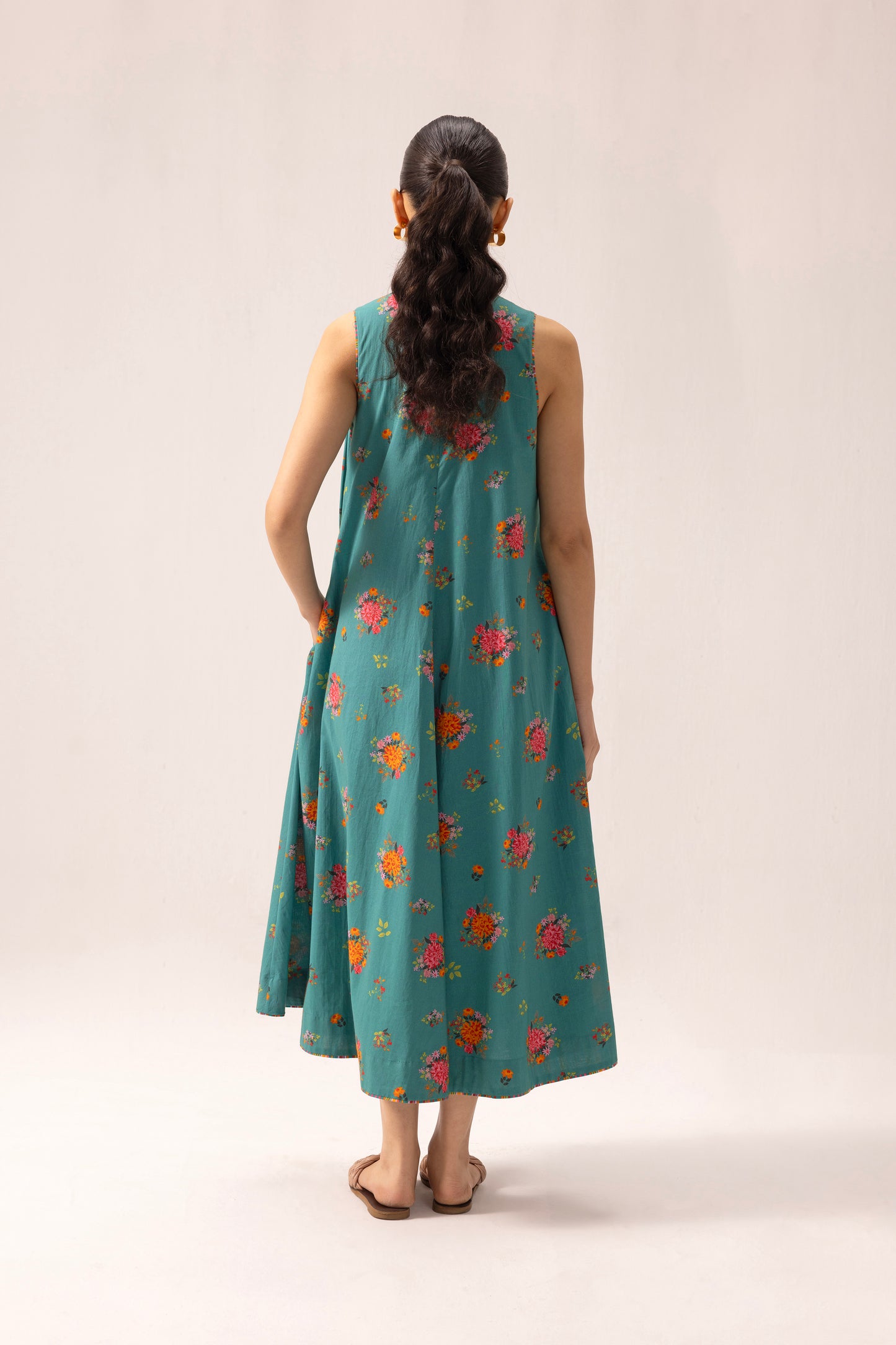 Orchid Dress Green