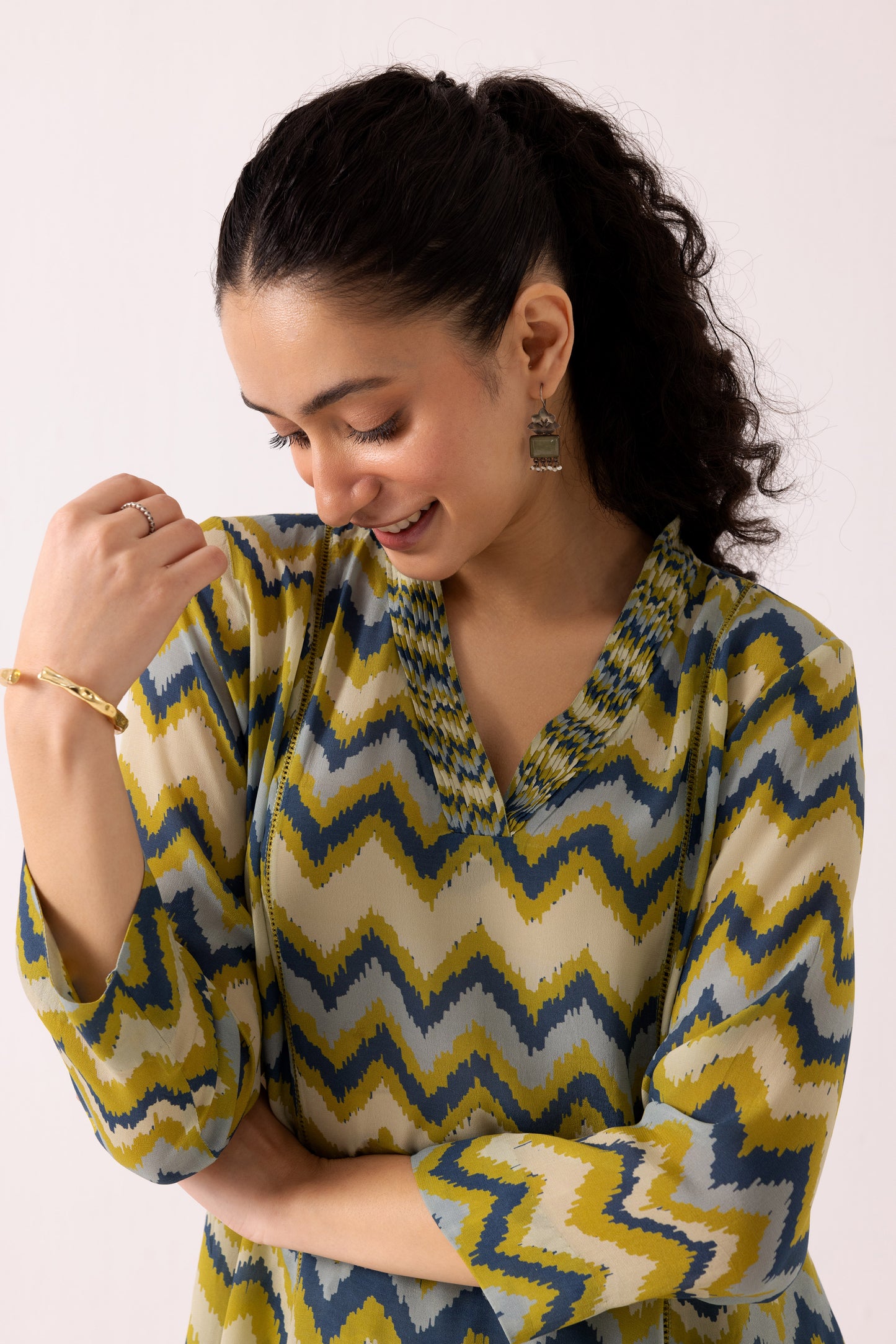 Thea Chevron Set Green