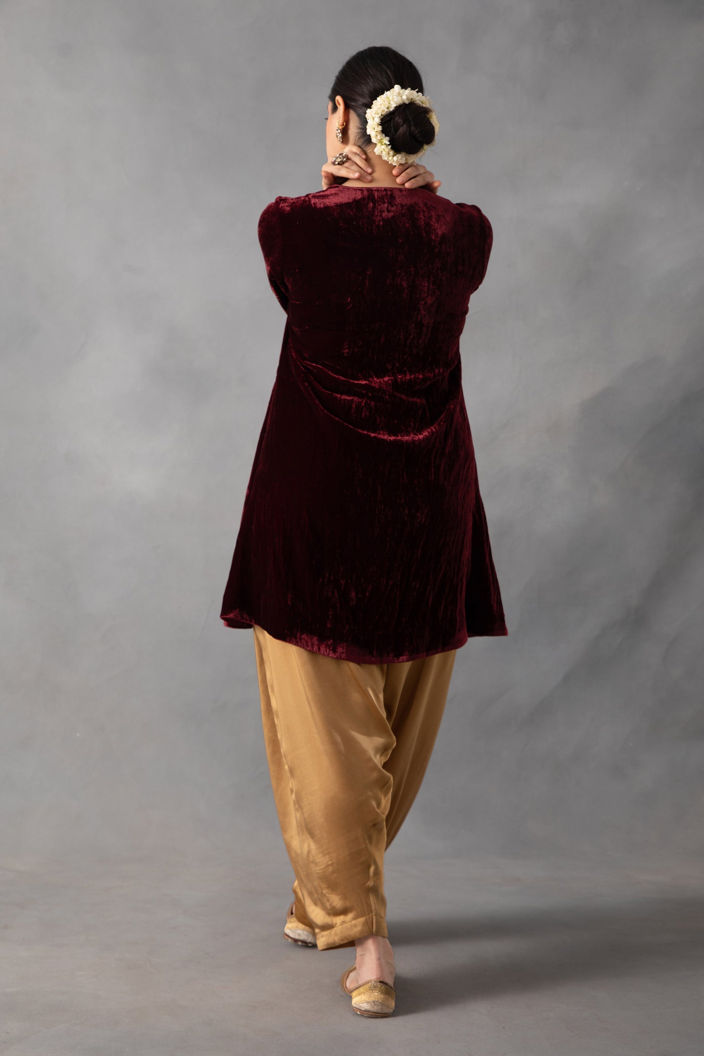 Zoya Kurta Salwar Dupatta Set Maroon