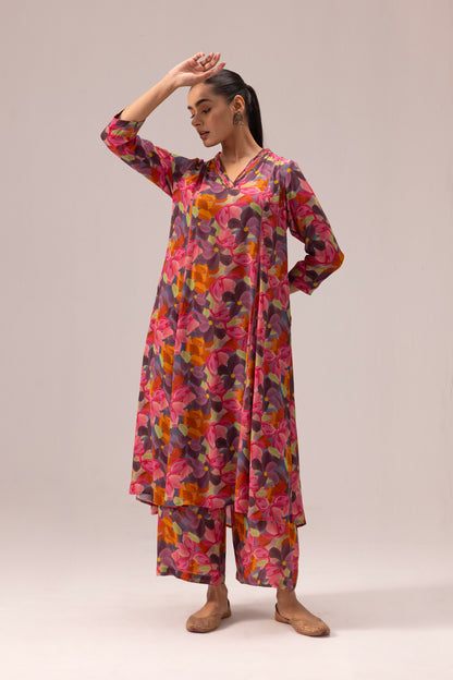 Thea Kurta Pant Set Multicolor