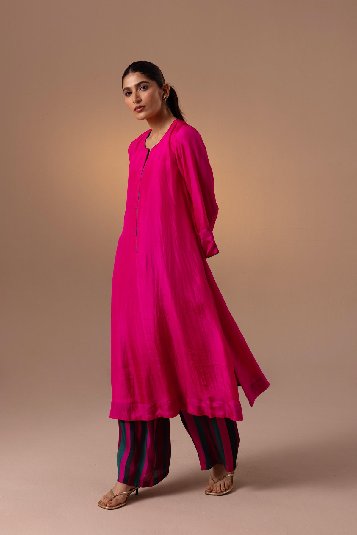 Chaya Kurta Set - Pink