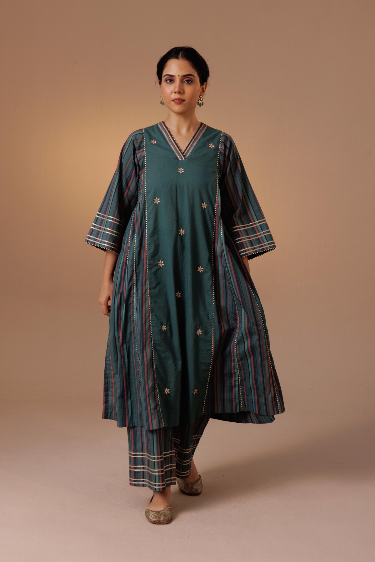Veera Choga kurta set- Green