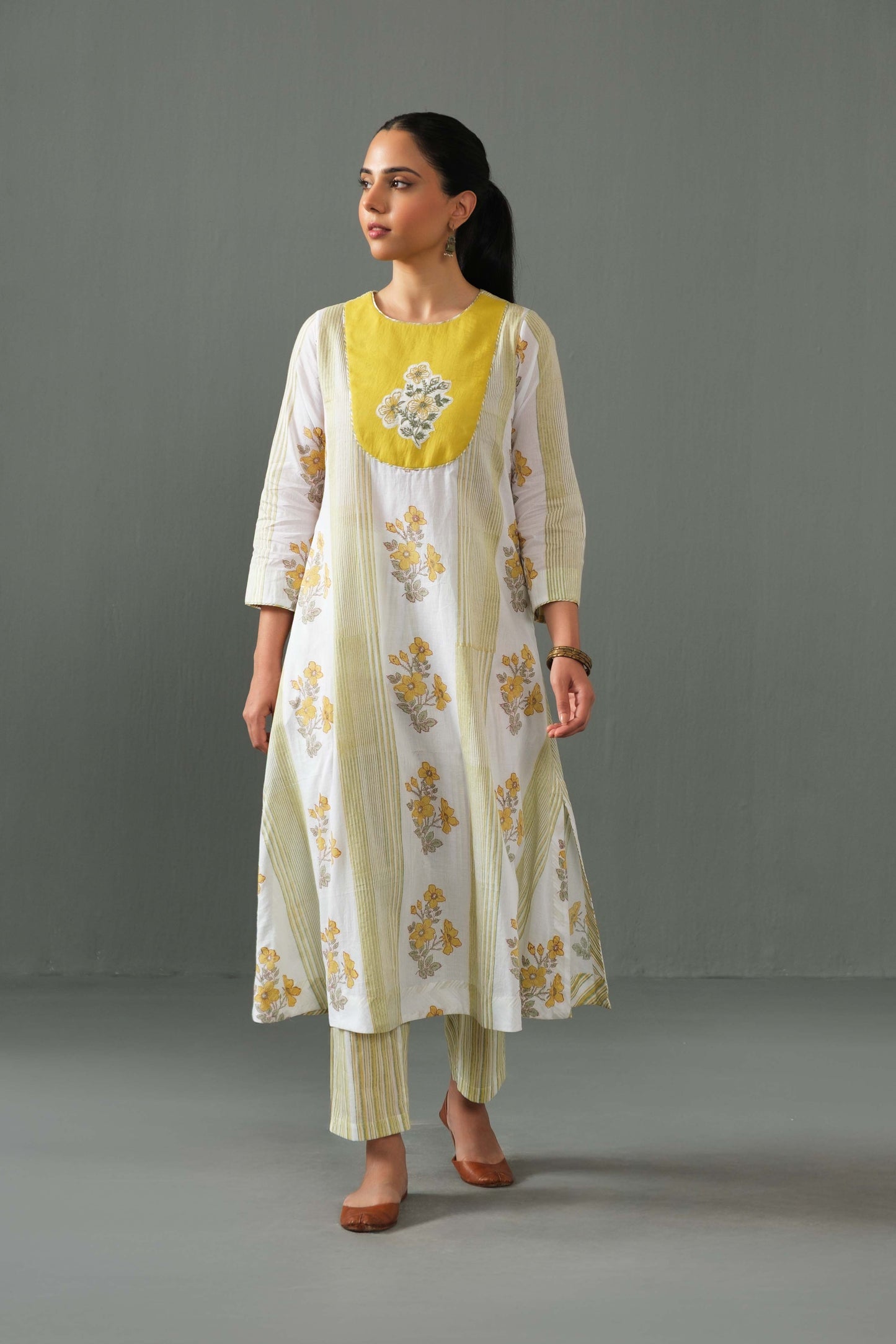 Jule kurta set yellow