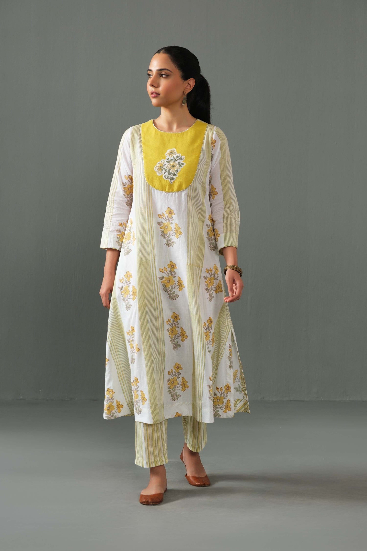 Jule kurta set yellow
