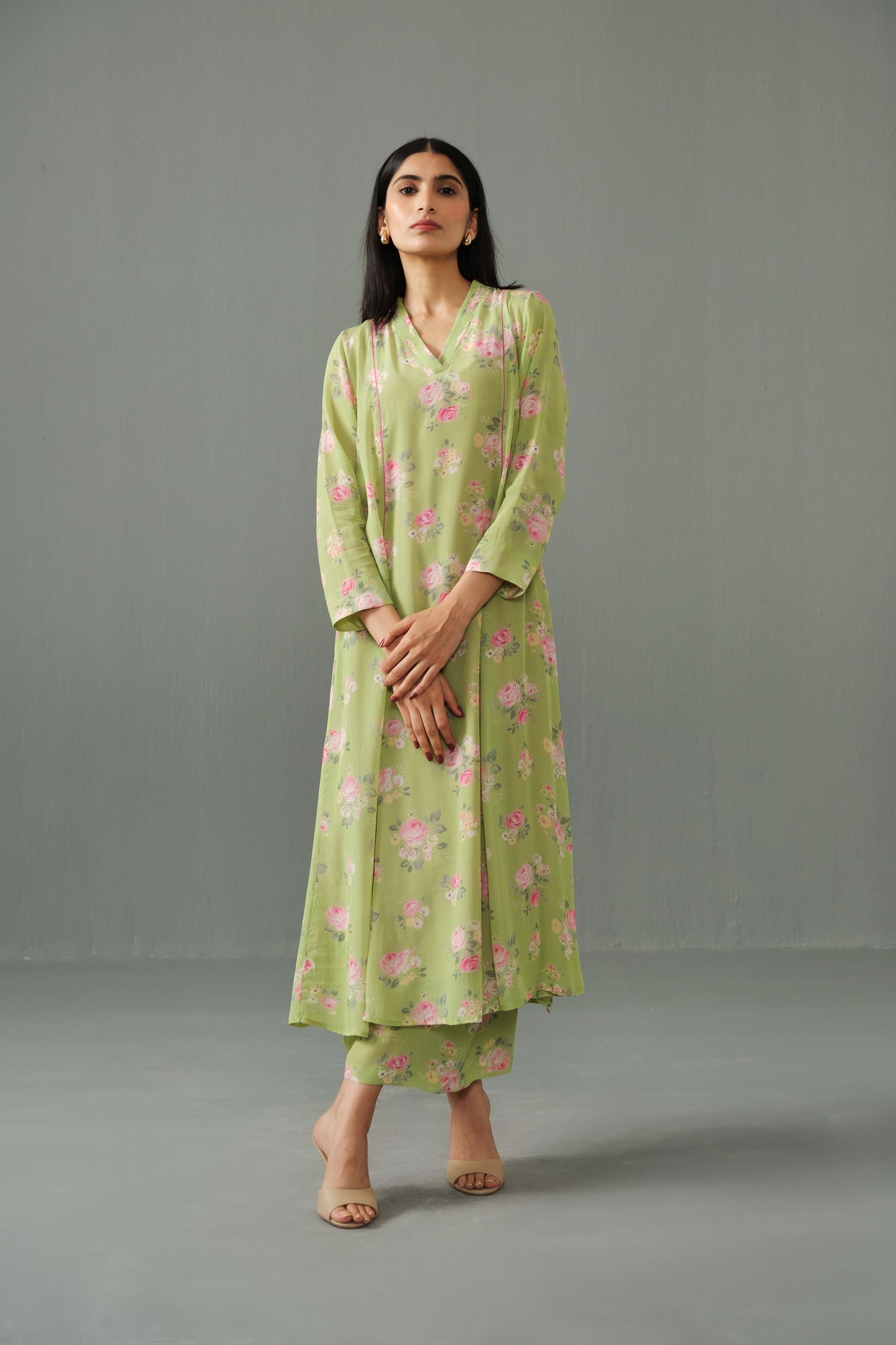 Thea Rose co-ord set Green