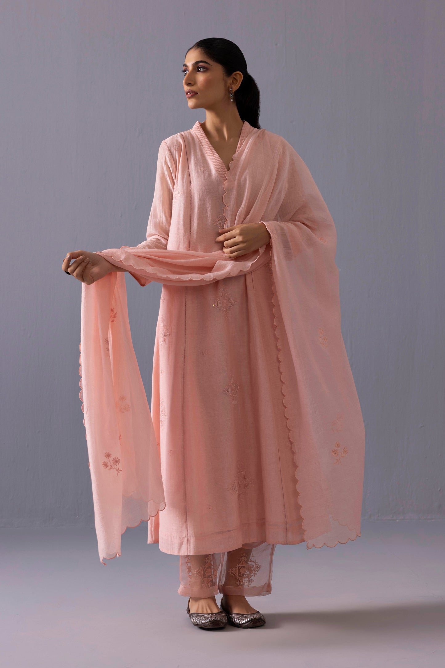 Ankita Kurta Set Powder Pink