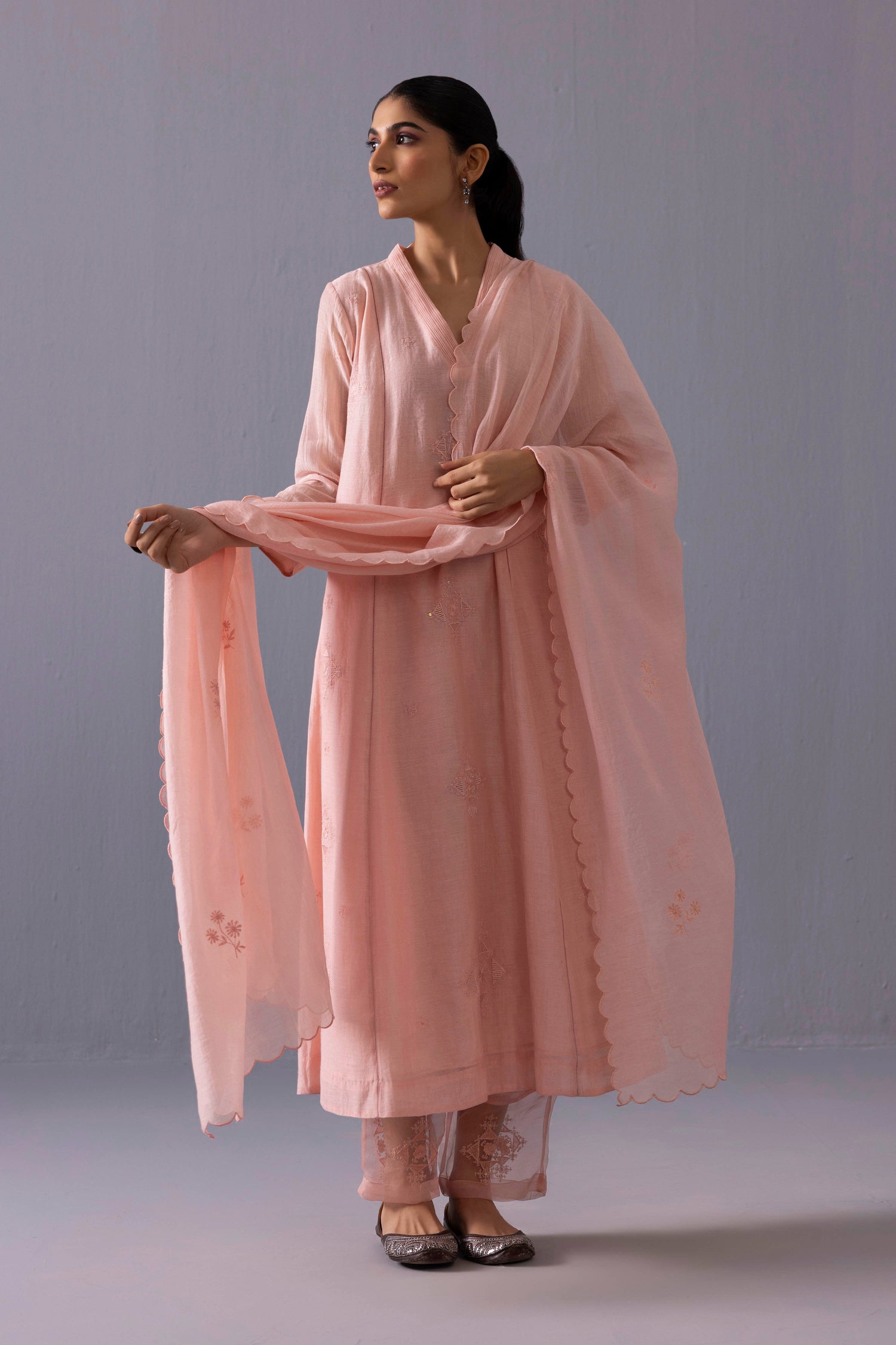 Ankita Kurta Set Powder Pink