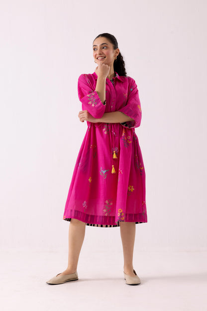 Zinnia Dress Pink