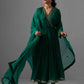 Raha Angrakha Set Emerald Green