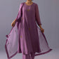 Noor Kurta Set Purple