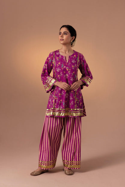 Sofie Gota Farshi Salwar - Pink