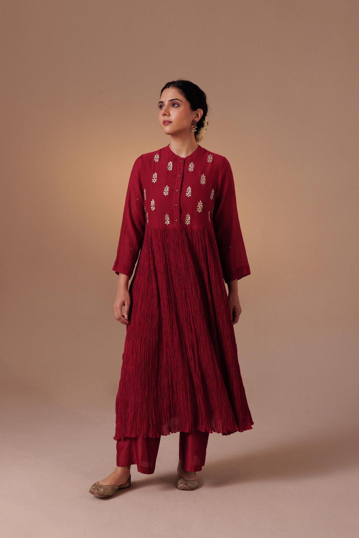 Indu Kurta Set - Red