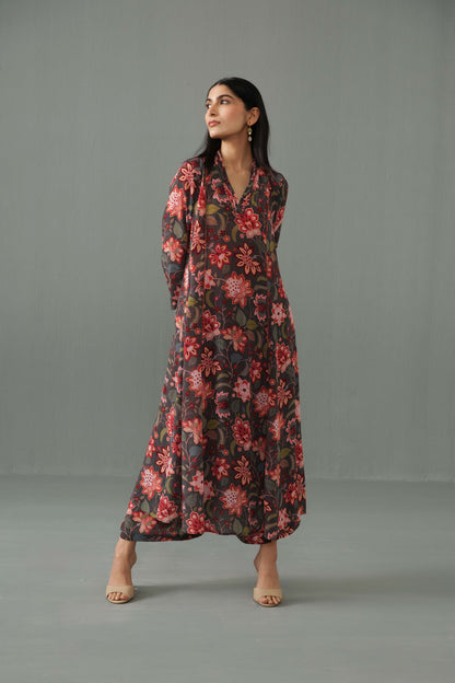 Thea Chintz co-ord set Brown