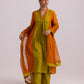 Megha Kurta Dupatta Set Green