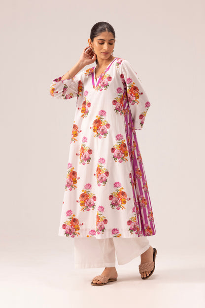 Jia Kurta Pant Set White