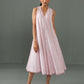 Orchid Block Print Dress Pink