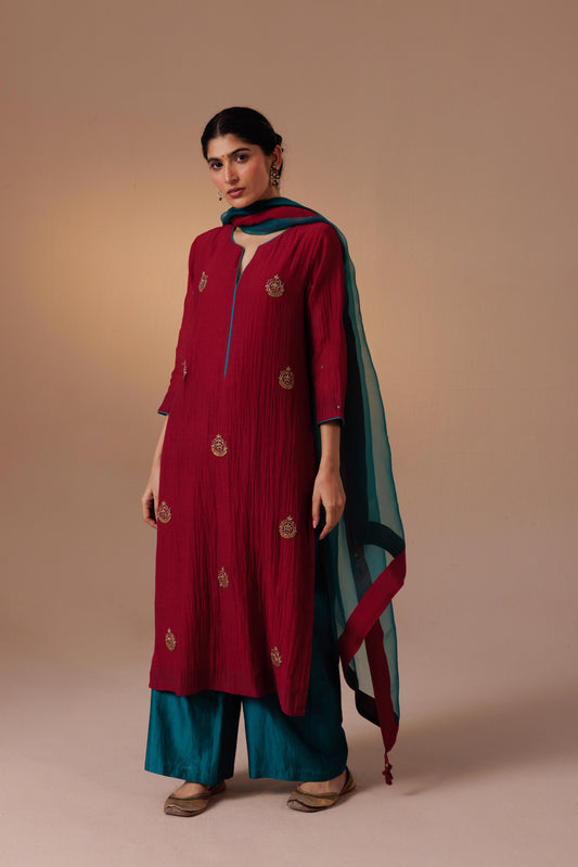 Avanti Color Block- Red Green
