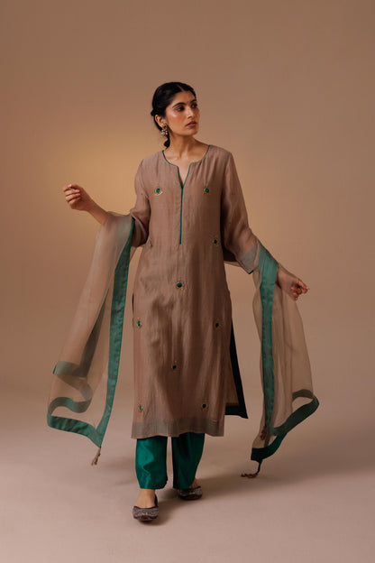 Avanti Color Block - Beige Green