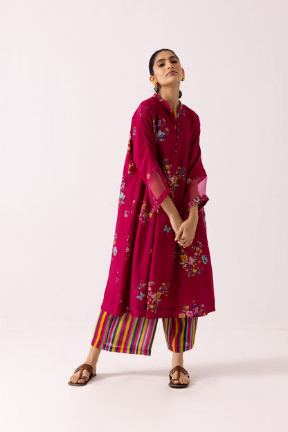 Juhi Kurta Set Magenta