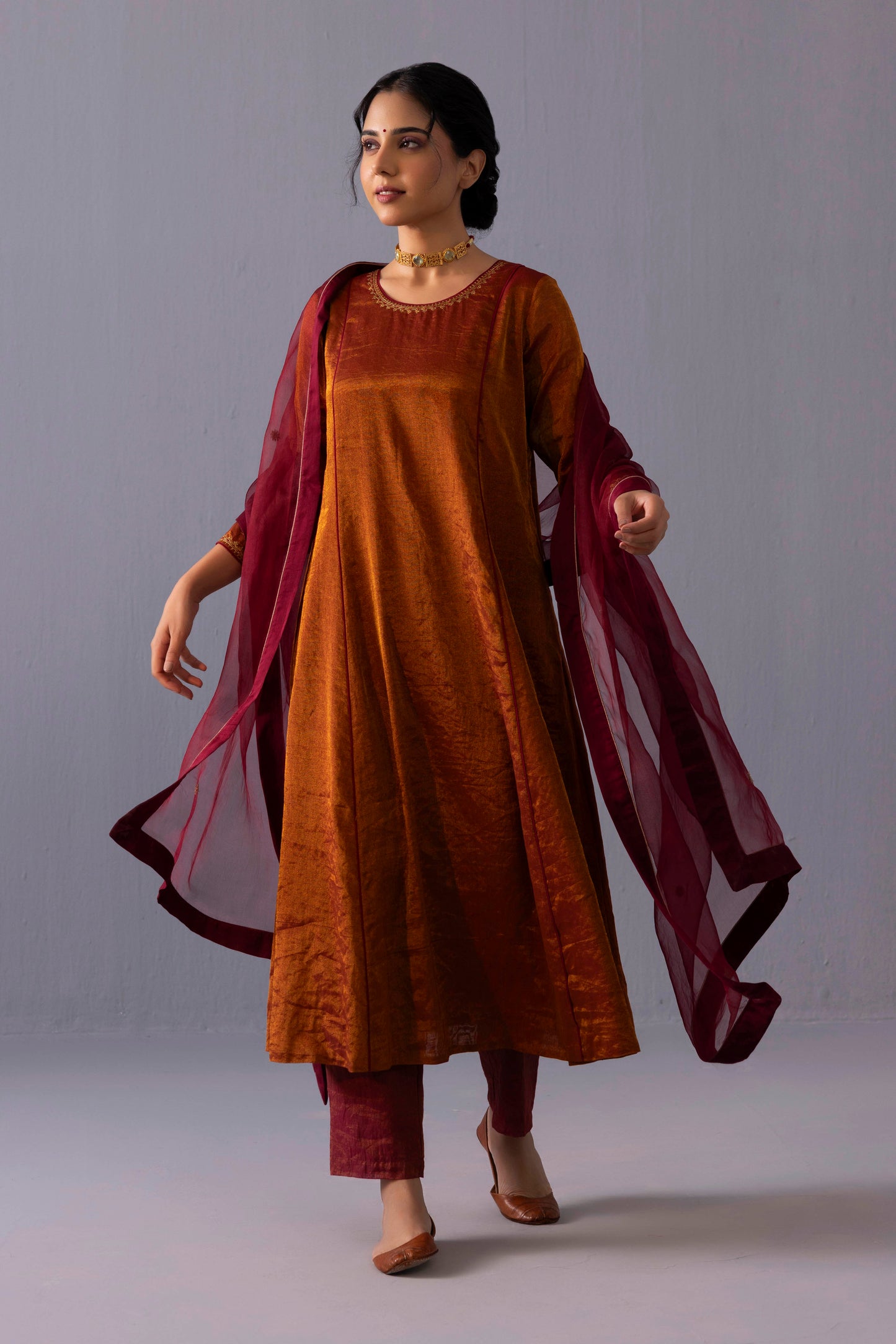 Himani Kurta Set Red