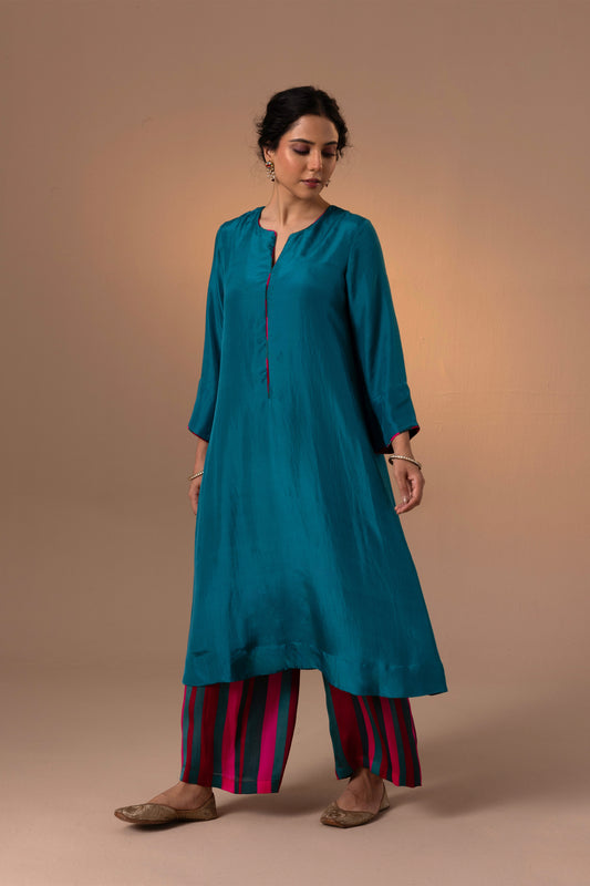 Chaya Kurta Set - Turquoise