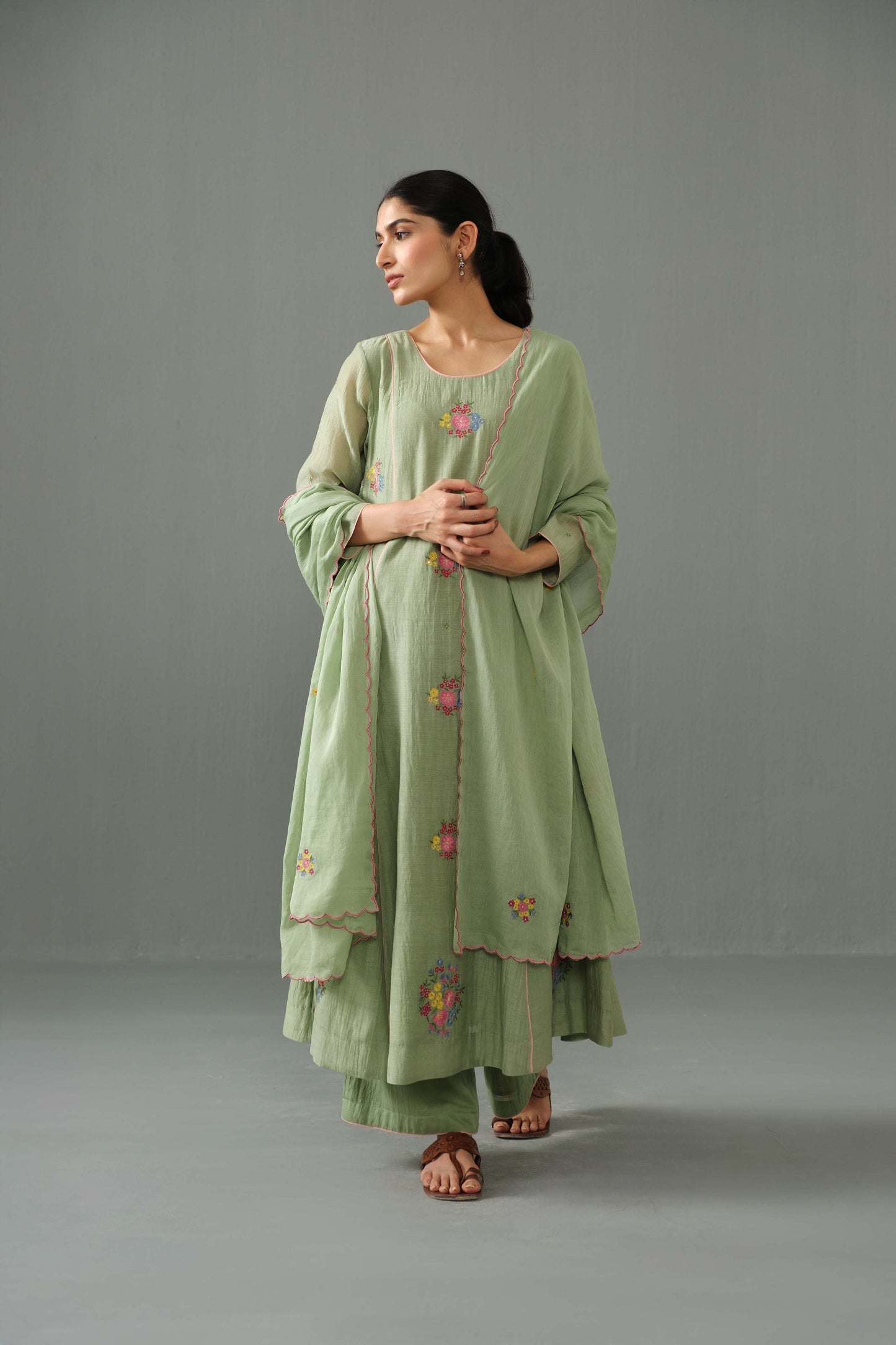 Zoe kurta set Green