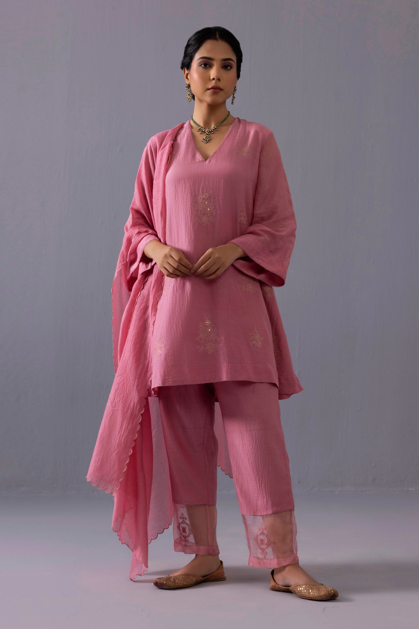 Aditi Kurta Set Pink