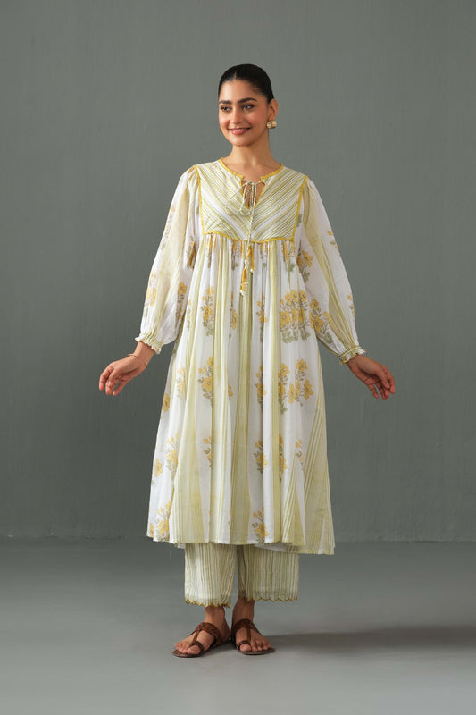 Juliet kurta set yellow