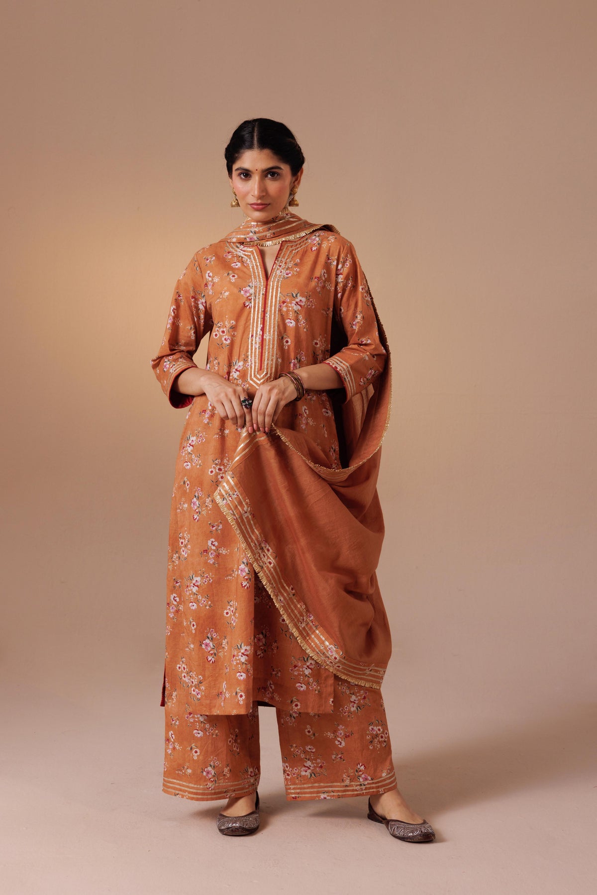 Avanti Printed Gota Brown