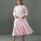 Megan Block Print Dress Pink