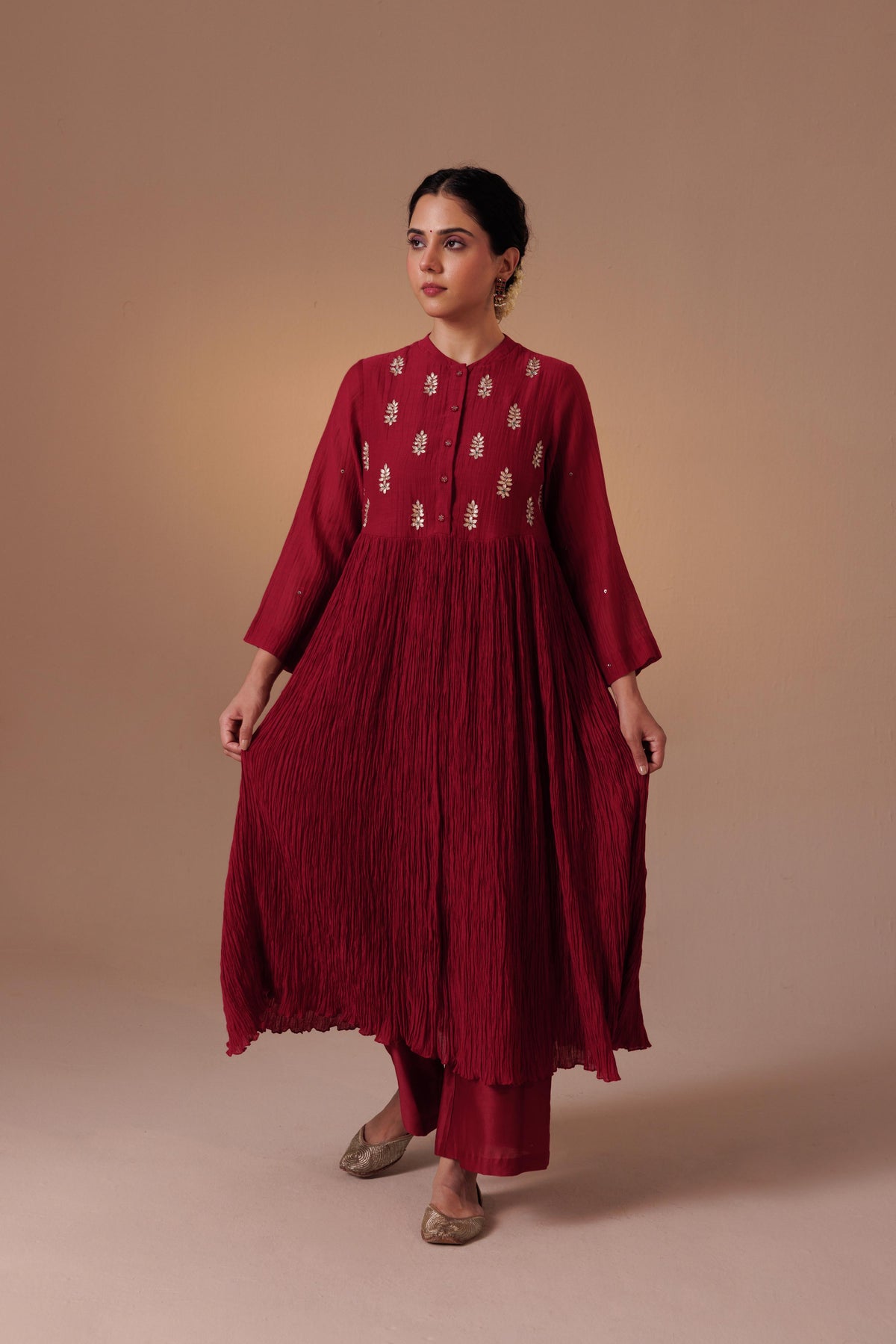 Indu Kurta Set - Red