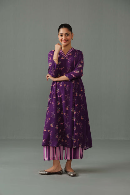 Thea Co-ord Set Purple