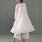 Jane block print kurta set Pink