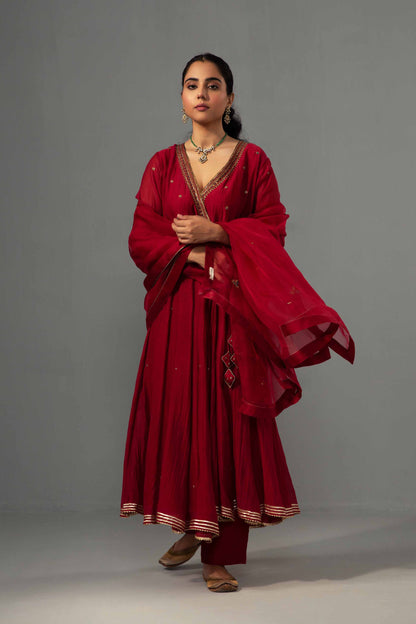 Raha Angrakha Set Red
