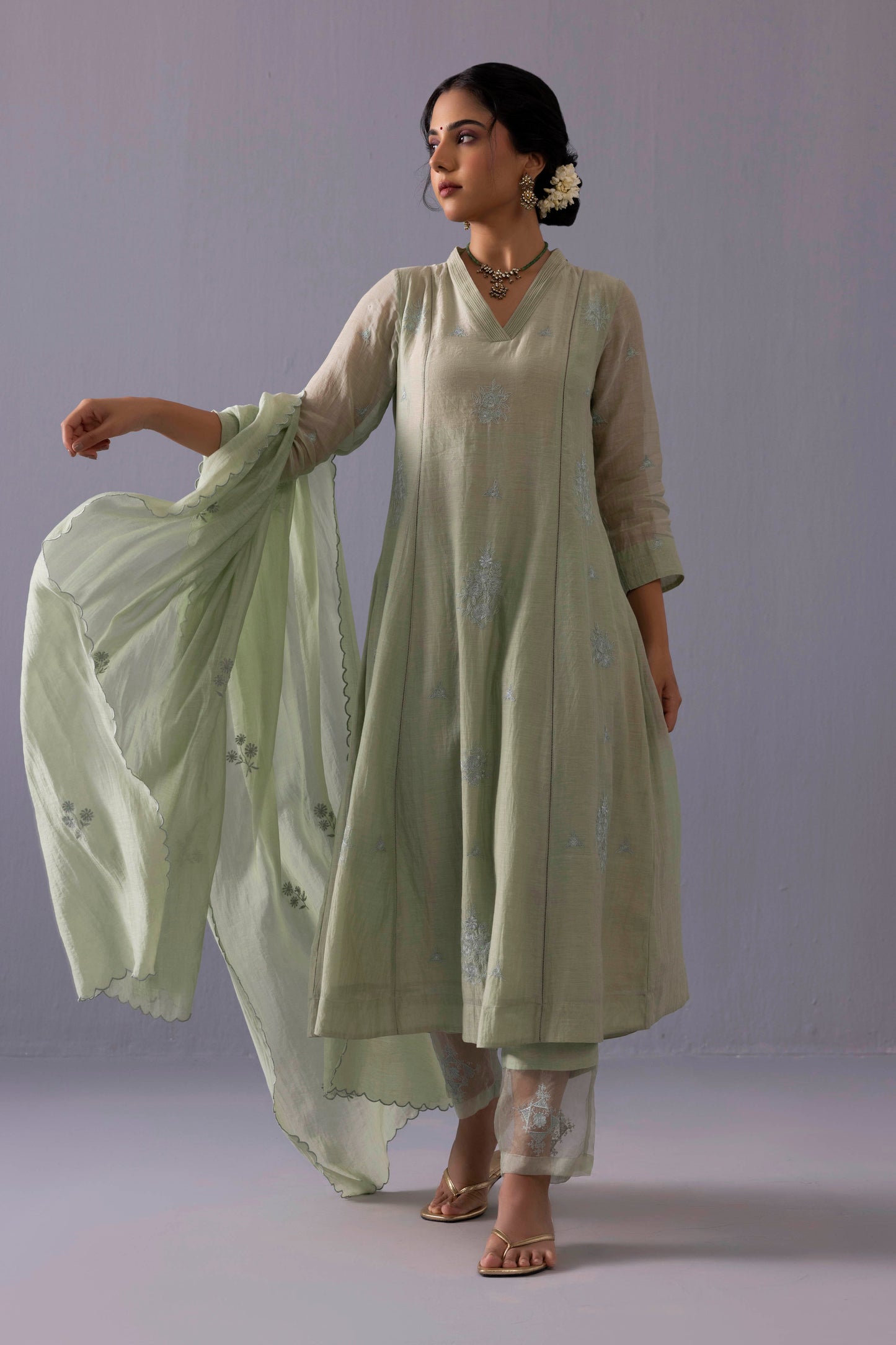 Ankita Kurta Set Green
