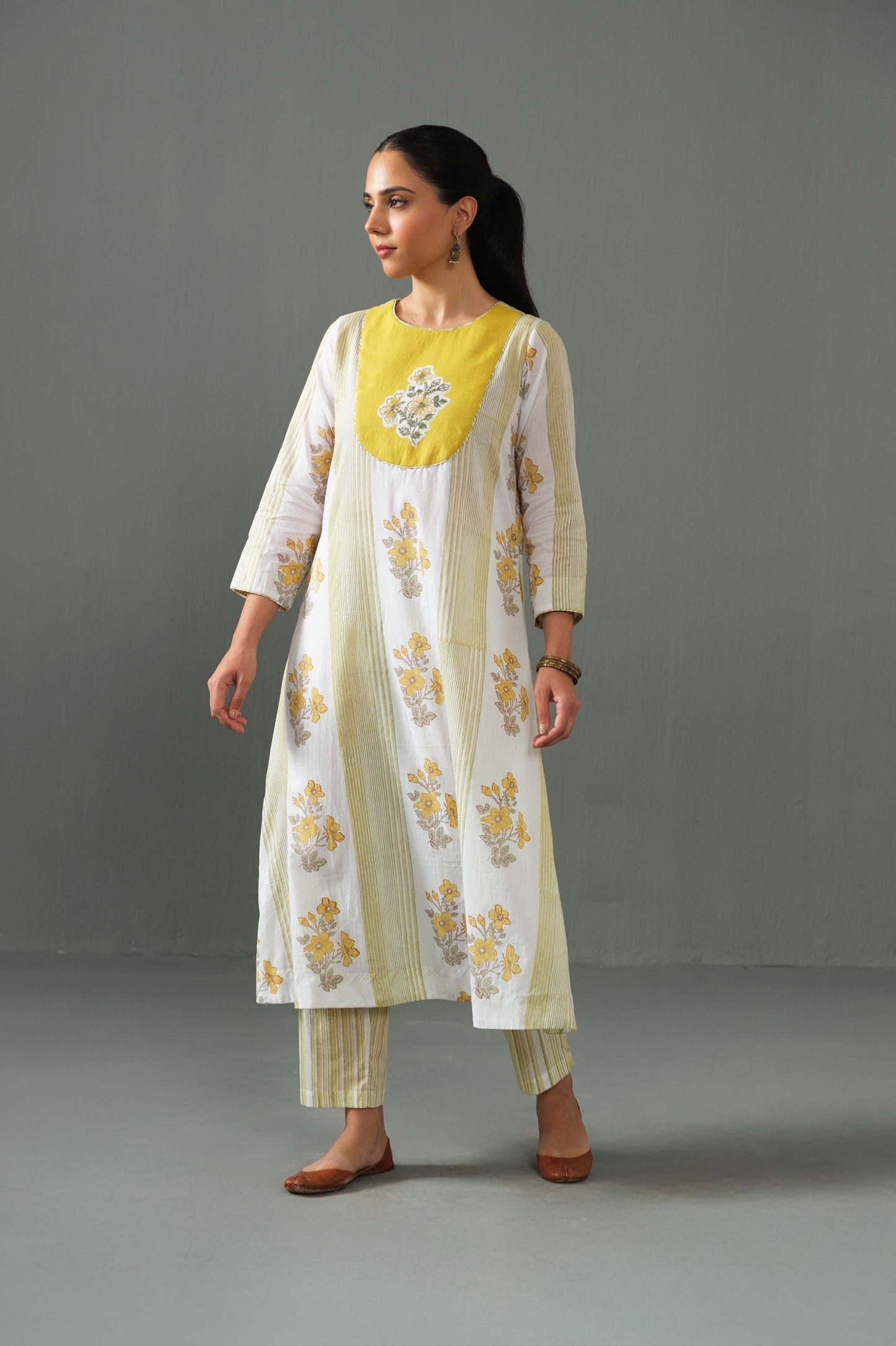 Jule kurta set yellow