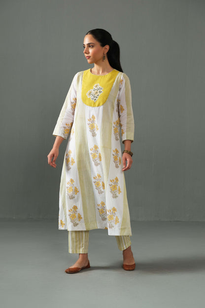 Jule Kurta Set Yellow