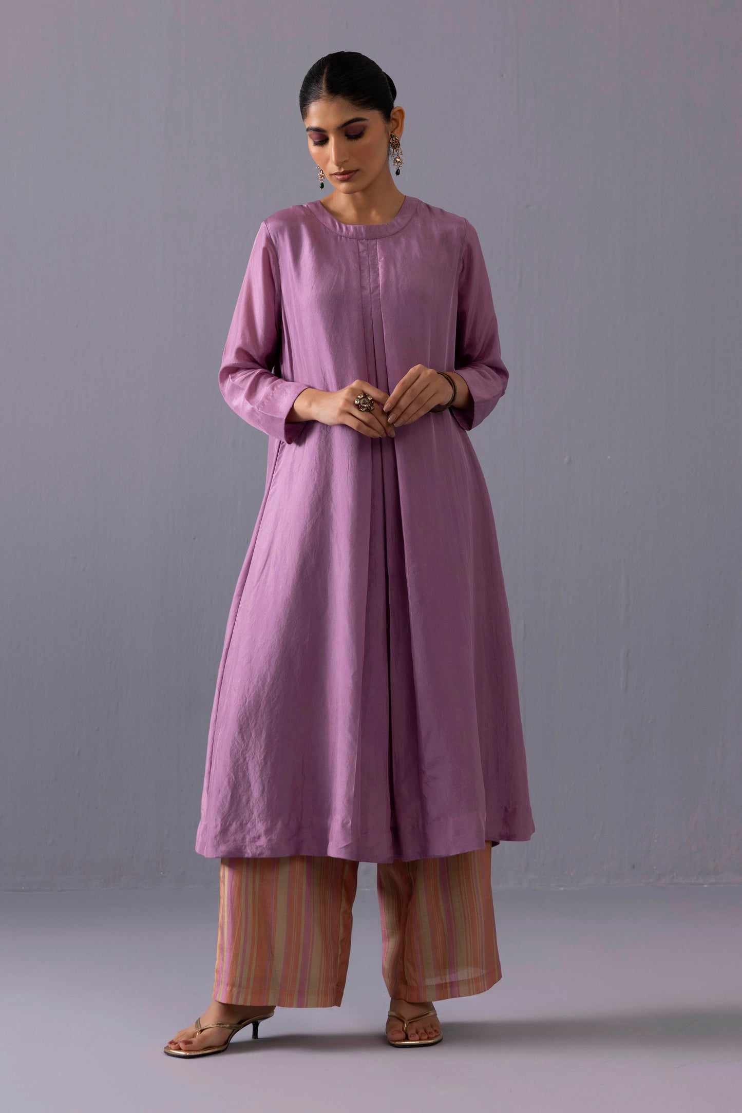 Maya Kurta Set Purple