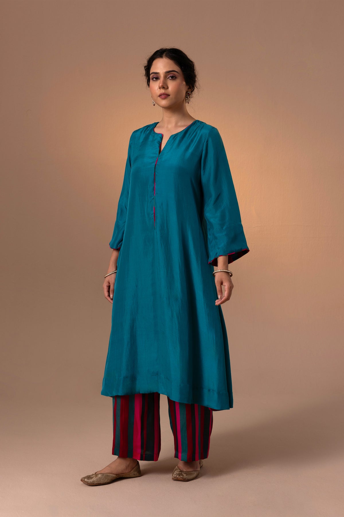 Chaya Kurta Set - Turquoise
