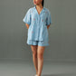 Coral co-ord set Blue