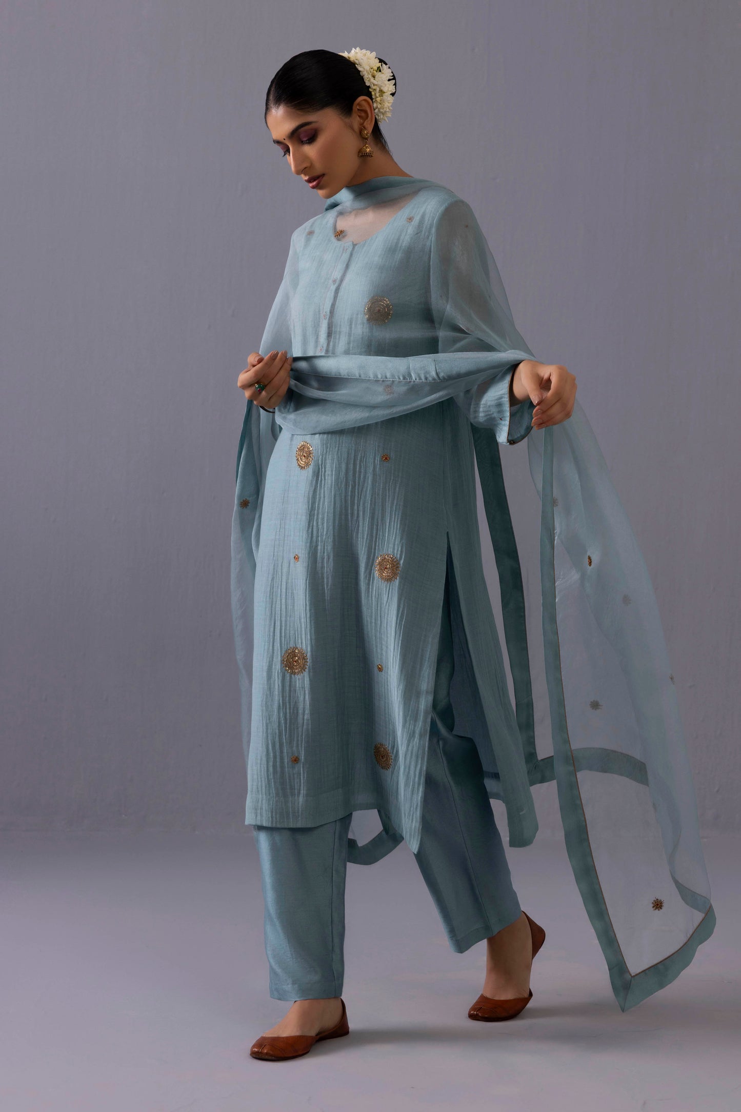 Malti Kurta Set Blue