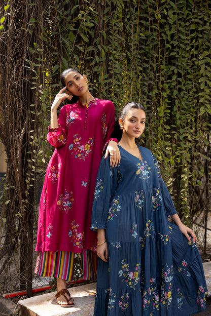 Iris Dress Blue